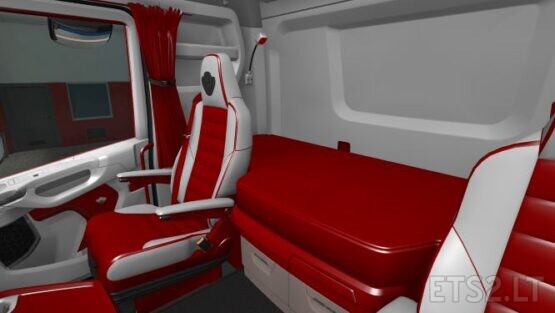 Scania Ng Red and white interior 1.40