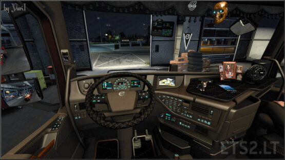 Brown Interior for Volvo FH16 2012 0.8