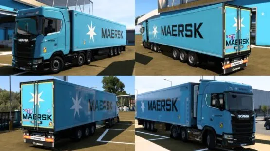 SKIN MAERSK KRONE COOL LINER BY RODONITCHO MODS 2.0 1.40 1.48