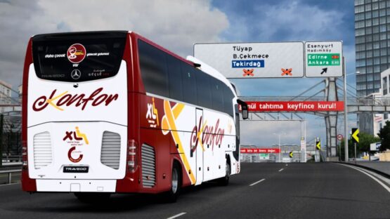 Mercedes Benz Travego 16 SHD Euro 6 Konfor Turizm Kurumsal Skin