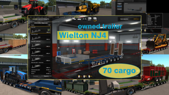 Ownable Wielton NJ4 overweight trailer v1.7.14