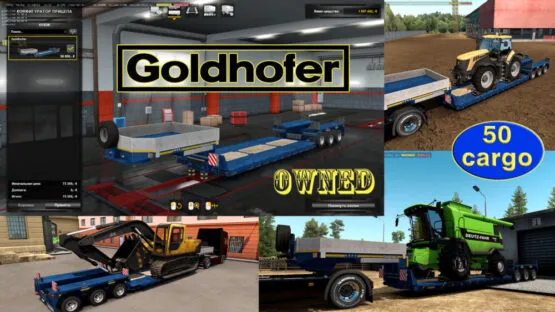 Ownable Goldhofer overweight trailer v1.4.14