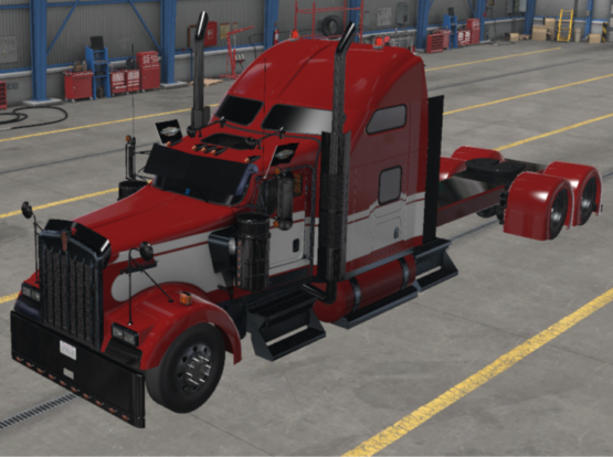 Kenworth W900 cabin cut ets2 1.48