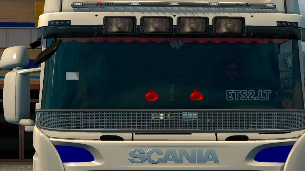 Poppy Cherry accessory for Scania RJL