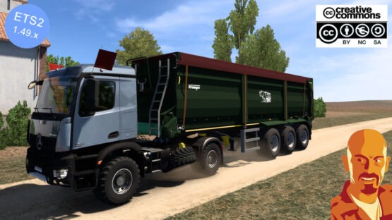 KRAMPE SB3060 AGRAR TRAILER ETS2 1.49.X