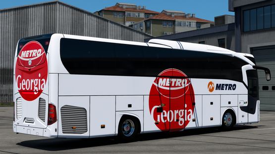 Mercedes Travego 15 Shd METRO GEORGİA Kaplaması