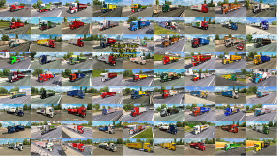 Painted Truck Traffic Pack by Jazzycat v18.7