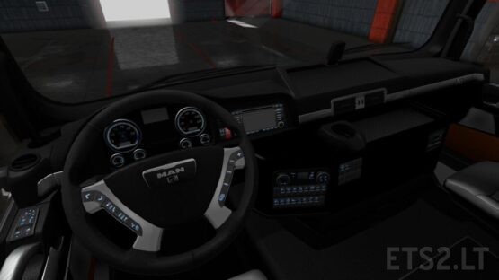 MAN TGX Black Interior