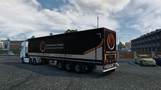 Hutchinsons Animal Feeds Trailer skin