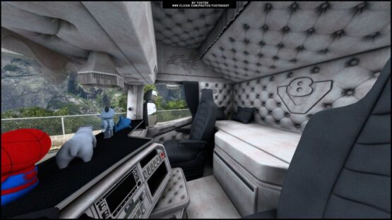 Interior Scania by RJL V8 Eagle ETS2 1.48