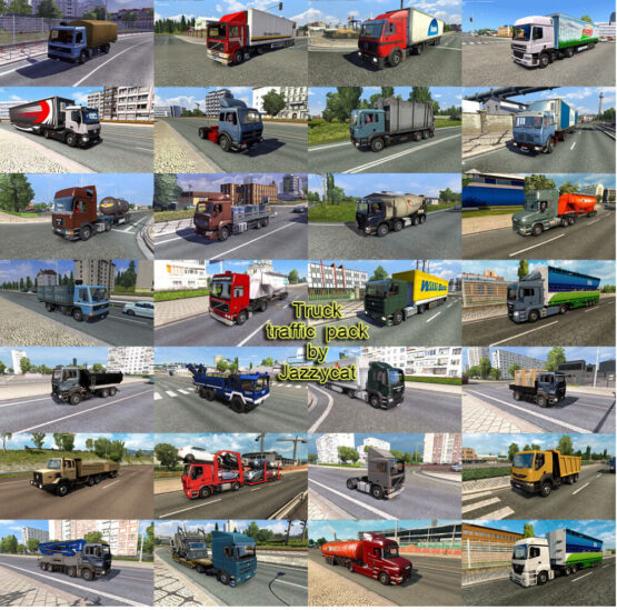 Truck Traffic Pack by Jazzycat v9.1.1