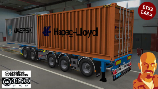 D-TEC FLEXI-TRAILER CONTAINER TRAILER 1.48.x