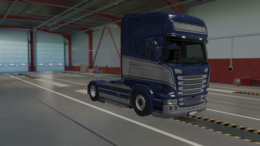 Scania RJL Grey Blue Skin