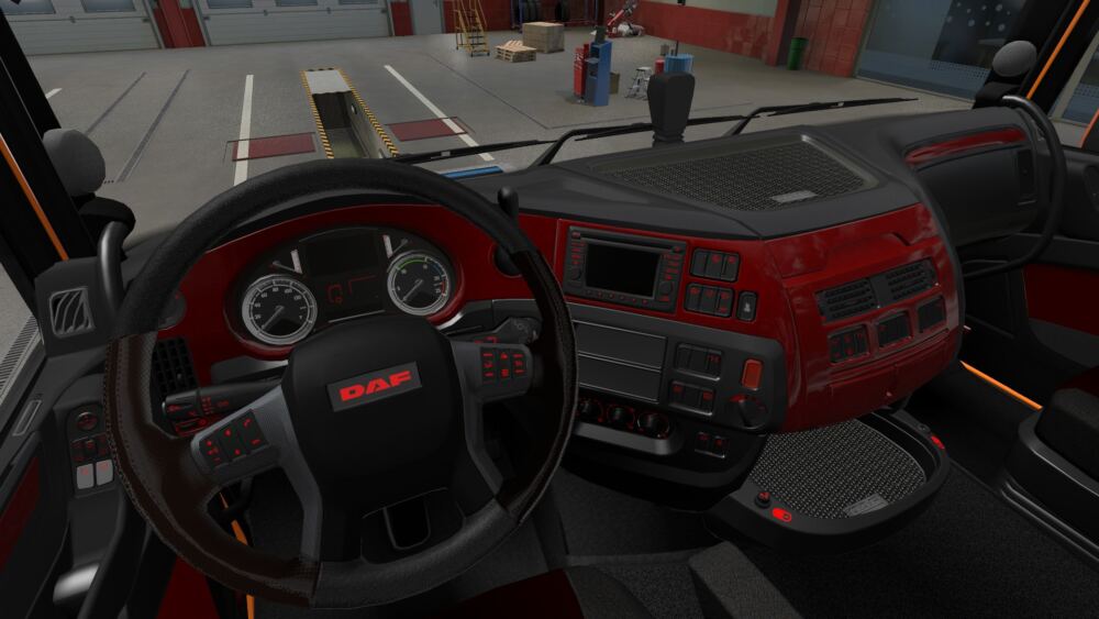 DAF XF Euro 6 Red Interior