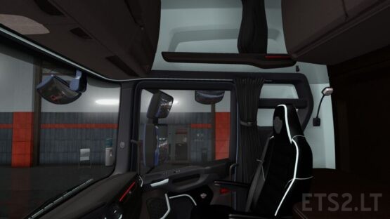 Scania S and R Black White Interior