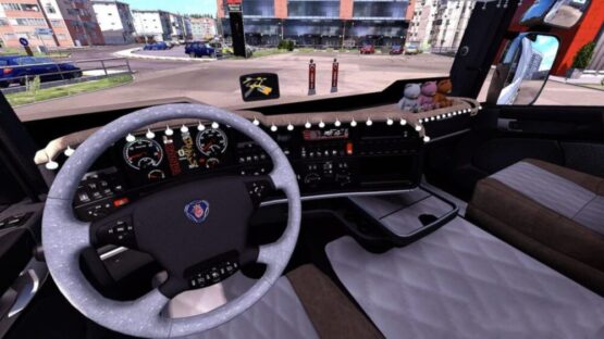 Scania RJL Interior + Addons 1.48