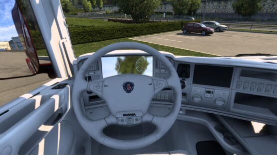 White Interior for Scania R 2009