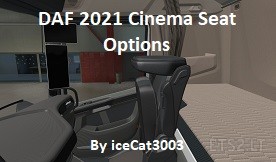 DAF 2021 Cinema Seat Options v1.0