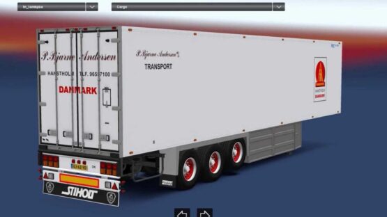 Custom Lamberet P.Bjarne Andersen Trailer