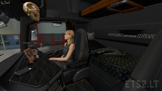 Brown Interior for Volvo FH16 2012 0.8