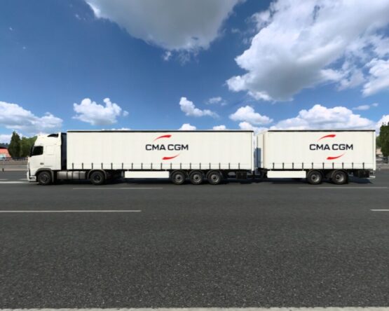 Real Company double Trailers Traffic Pack by OHN Gaming v1.1