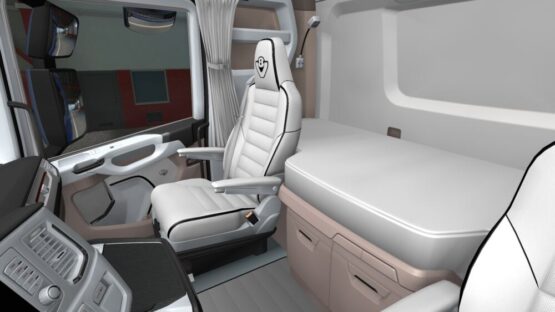 Scania S & R 2016 White Interior