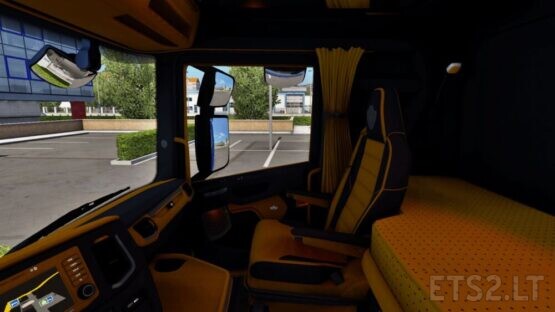 Scania Next Gen Black – Yellow Interior