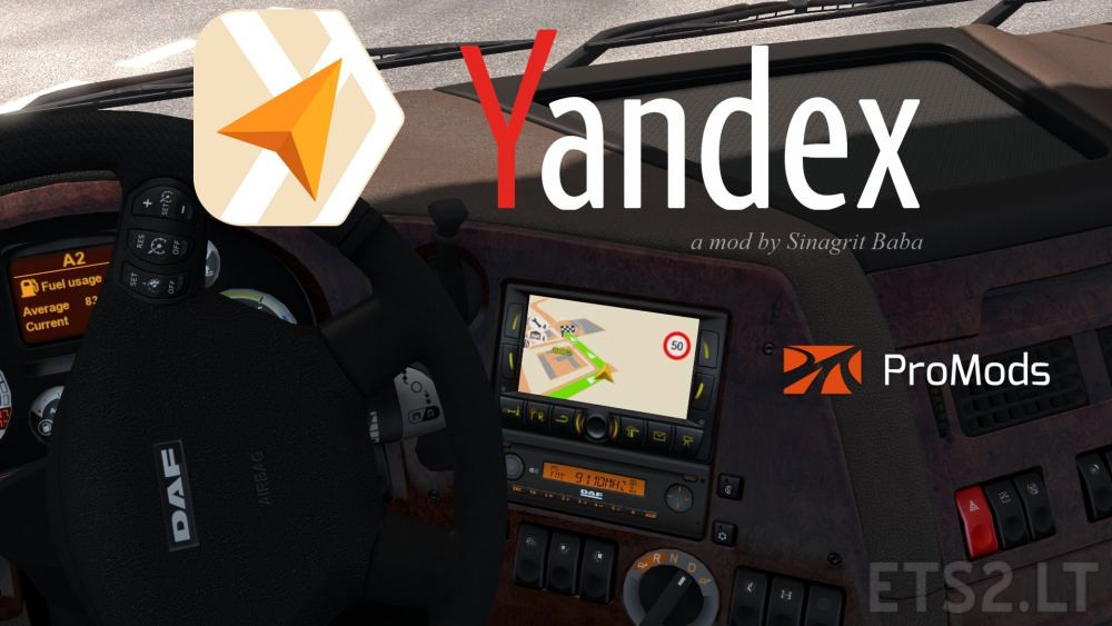 Yandex Navigator for ProMods v 1.2