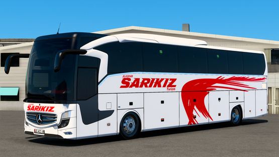 Mercedes Travego 16 Shd Alaşehir Sarıkız Turizm Kaplaması