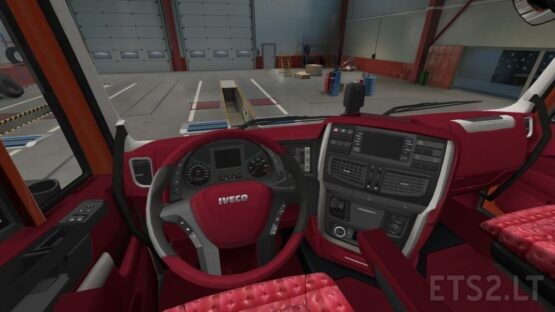 Iveco Hi-Way Red Interior