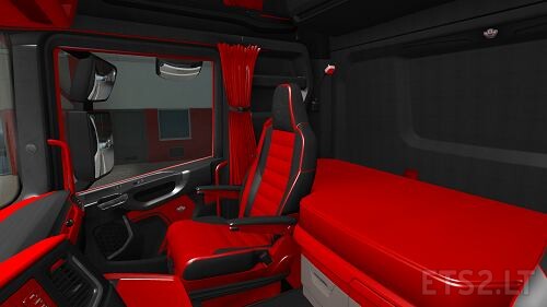 Scania Ng Red and Black interior 1.40