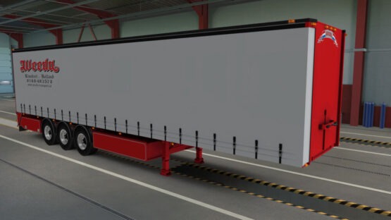 VOGELZANG CURTAIN TRAILER WEEDA TRANSPORT v13.1