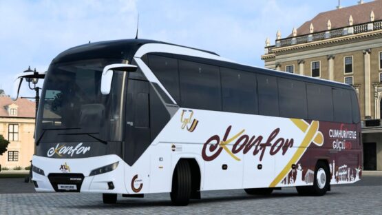 Neoplan Tourliner 13m Euro 6 Konfor Turizm Cumhuriyetle Güçlü100 Skin