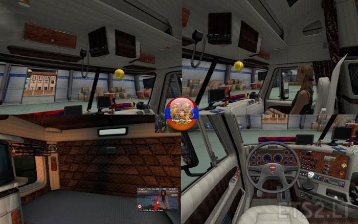 Updated interior for Freightliner Argosy