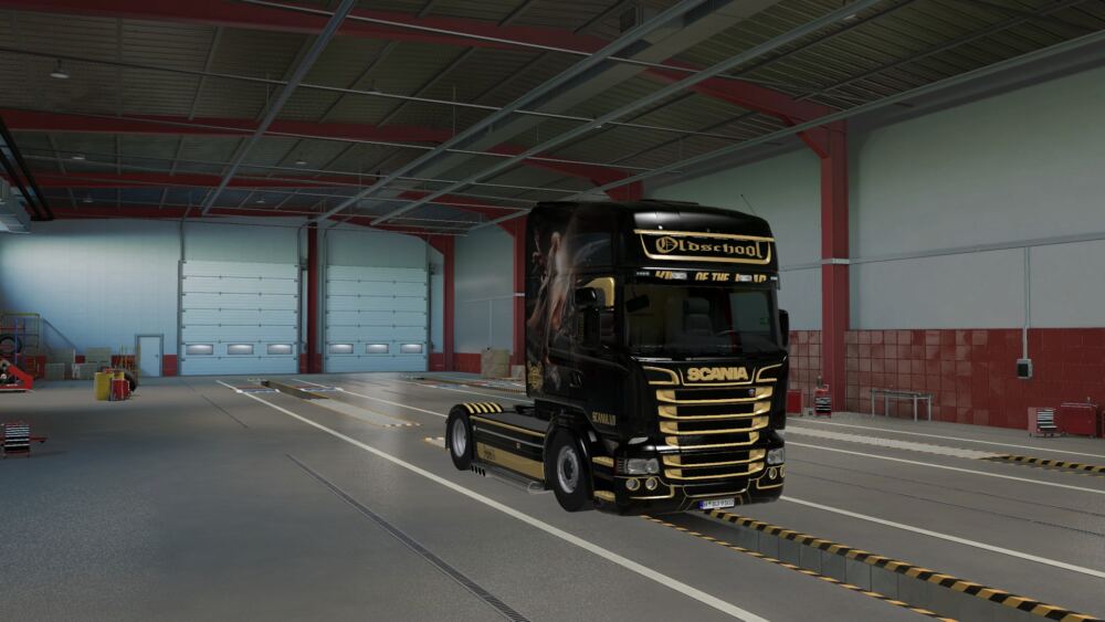 Scania RJL Black Gold Skin