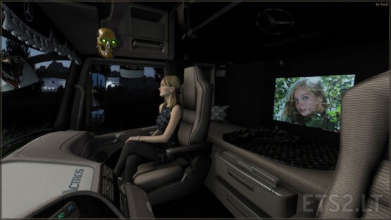 Beige Interior for Mercedes Actros 2009 0.9.5