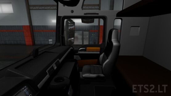 MAN TGX Black Interior