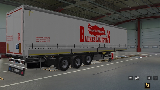 Balkes Logistic paintjob for Tirsan Trailer