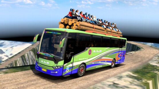 Bus Mod with Passengers on Roof – ETS2 1.40 to 1.49