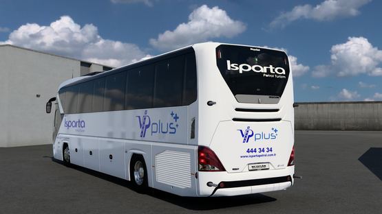 Neoplan Tourliner C13 Blue Isparta Petrol Turizm Kaplaması