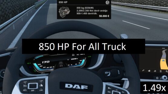 850 HP For All Truck [1.49x]