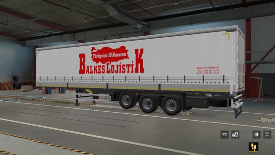 Balkes Logistic paintjob for Tirsan Trailer