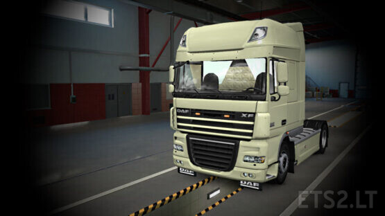 DAF xf 105 interior creme & beige