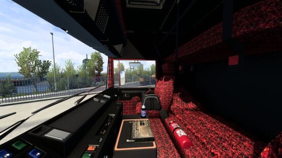 Volvo F10 F12 Red Plush Interior + Exterior