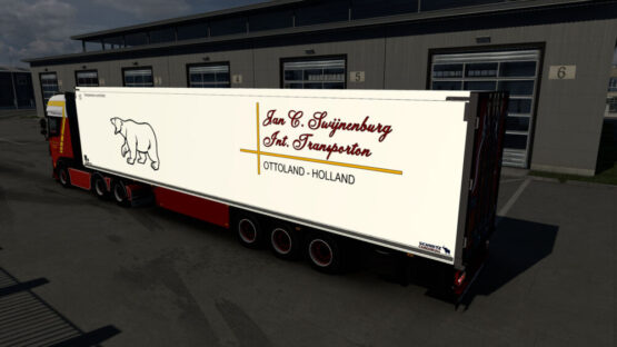 DAF XF 106 DAN C. SWIJNENBURGN + TRAILER ETS2 1.48.5