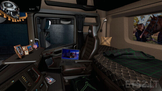 Brown Interior Scania S/R 2016 Pack 1.0