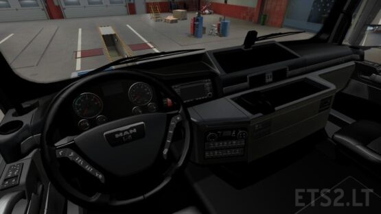 MAN TGX Black Interior