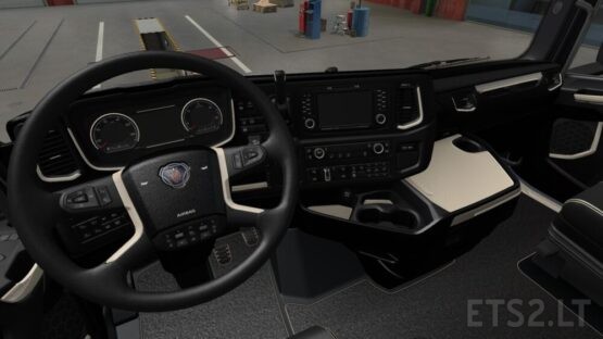 Scania S and R 2016 – Black / Beige Interior