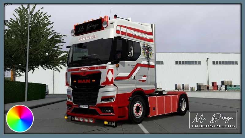 New edition skins MAN TGX v1.0