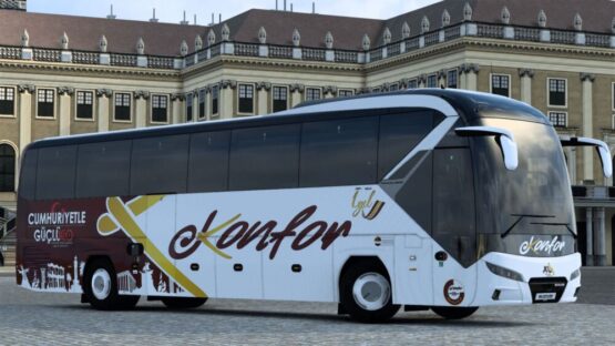 Neoplan Tourliner 13m Euro 6 Konfor Turizm Cumhuriyetle Güçlü100 Skin